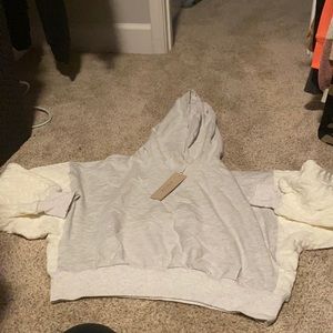 Hybrid sweater hoodie